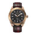 Dive Water Swimming Wrist 120 BR.BKM.8215.L 316L Men Automatic Back CuSn8 Uni-Directional - Marble Stainless Aquacy Case - Screw - click Watches Bronze Resistance Down Watch Diver 200M For Bezel