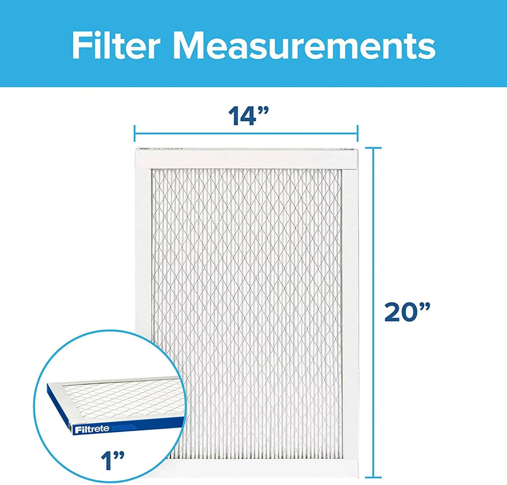 2200, Air 6-Pack Filtrete 14x20x1, dimensions x 0.78) (exact Filter, Elite MPR 19.81 Allergen, AC x Furnace 13.81 Healthy Living