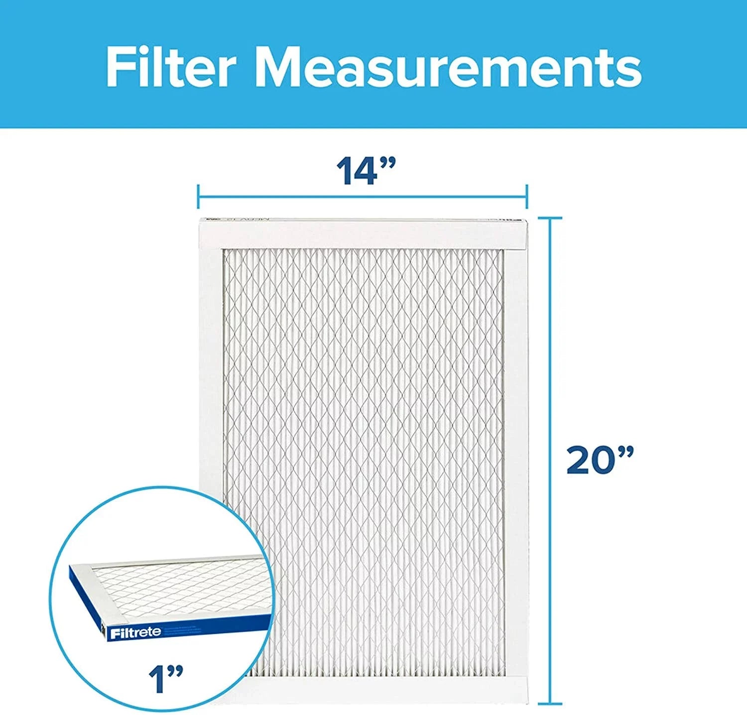 2200, Air 6-Pack Filtrete 14x20x1, dimensions x 0.78) (exact Filter, Elite MPR 19.81 Allergen, AC x Furnace 13.81 Healthy Living