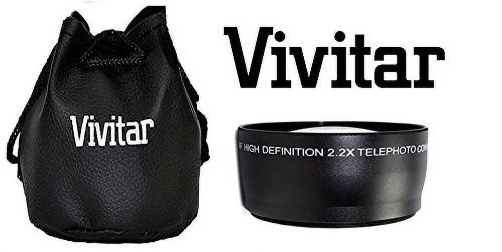 Lens Kit For (52mm Nikon Set Compatible) D3300 Telephoto Hi-Definition Angle 2Pc & Wide D5300 Lens