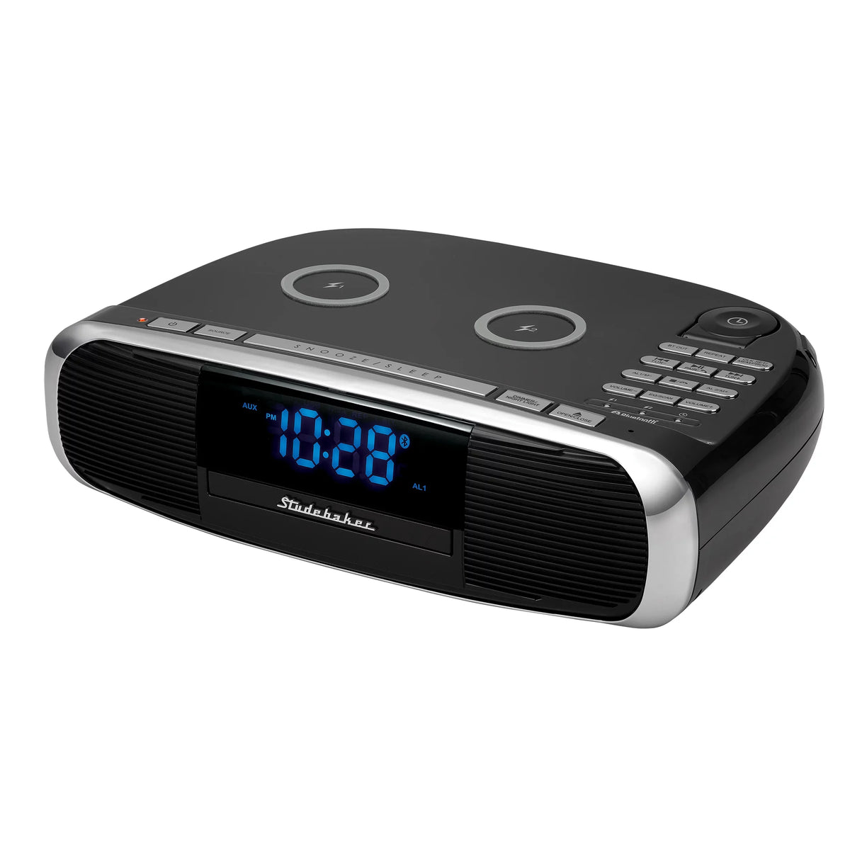 CD, HiFi Music System Radio, Workstaton Charging and FM Wireless with Qi Studebaker Station