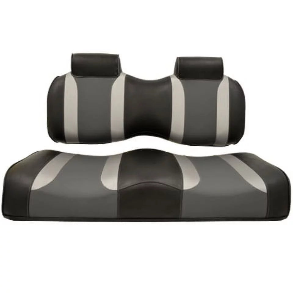 Cart Drive2 G29/Drive and Front (2007- Rush/Lagoon Grey Tsunami - up) Black/Liquid Golf MadJax for Seat Yamaha Cushions Silver