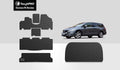 Black Weather (Made Cargo - ToughPRO in Mats Odyssey - Rubber 2008 HONDA - Full with All Heavy Set Duty - USA) with Compatible