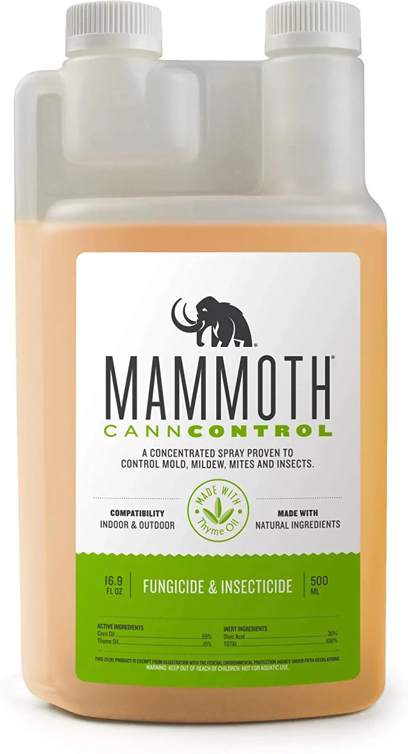 Thrips Fungicide CANNCONTROL Natural for Mites Insecticide (500 Spray Plants, Indoor Powdery Mildew Spider Concentrated Whiteflies Miticide Spray mL) ELIMINATES Mammoth Outdoor Insecticide for Plants