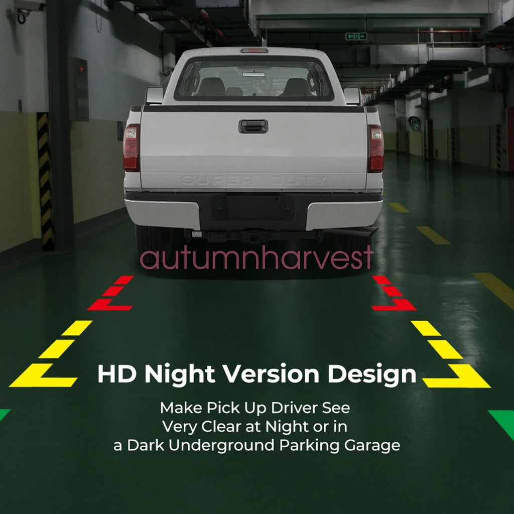 Camera View for Tailgate Backup Rear Camera F150/F250/F350/F450 with Ford Handle