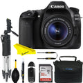APS-C Lens+24.2MP processor with DSLR DIGIC Intermediate Camera Canon sensor Bundle 6 18-55mm EOS CMOS and image 80D