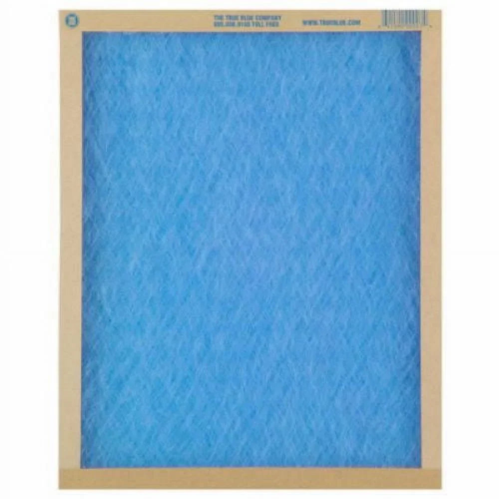 Panel of 12 25" 1" MERV x - Air Filter Furnace Flat Fiberglass Spun 12" Quantity 112251 x Disposable Blue True 2