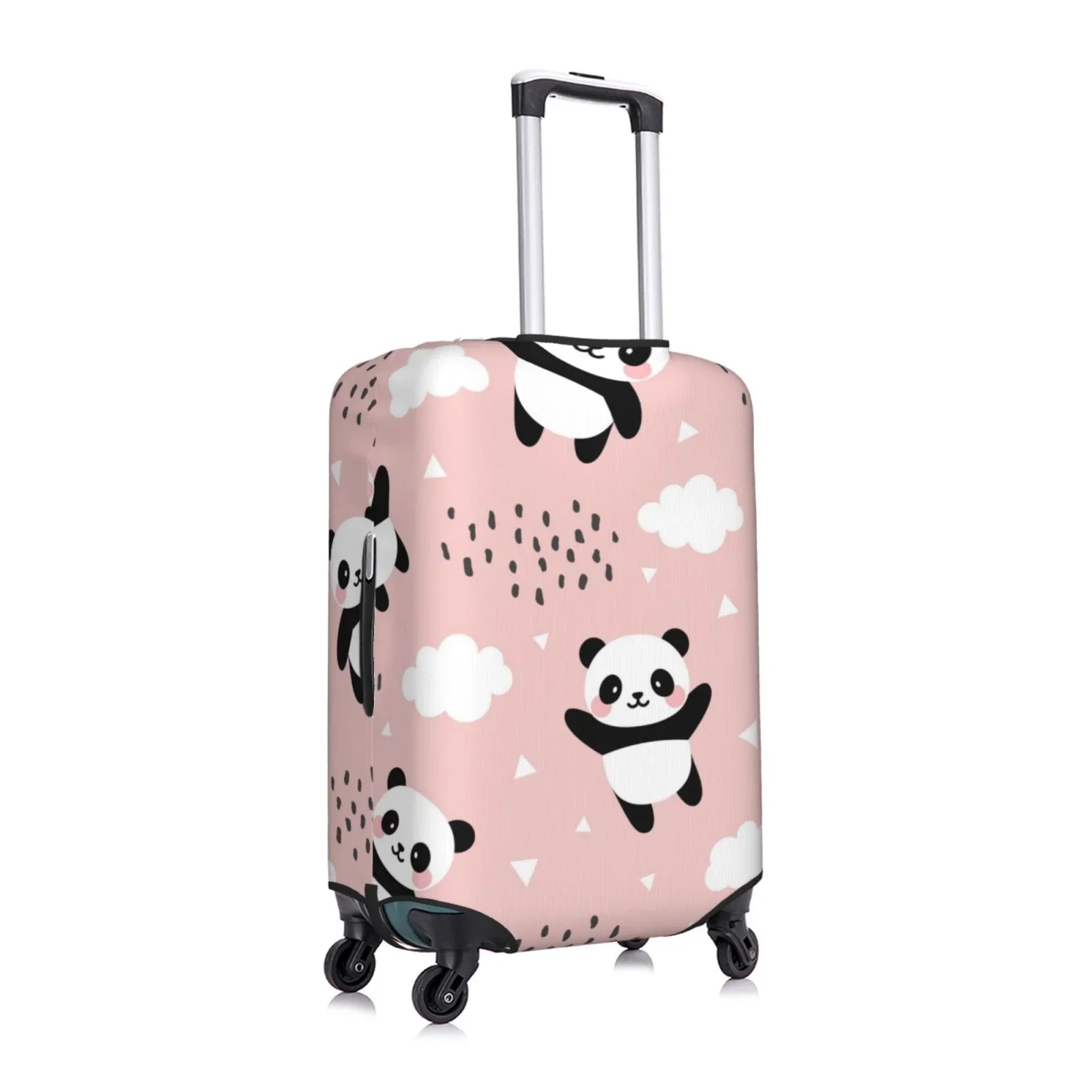 Luggage Washable Cover Inch Sky And Luggage Cover Protector Anti-Scratch Suitcase In 18-32 Bingfone The Suitcase Star Panda Clouds Flying Cover Fits Between