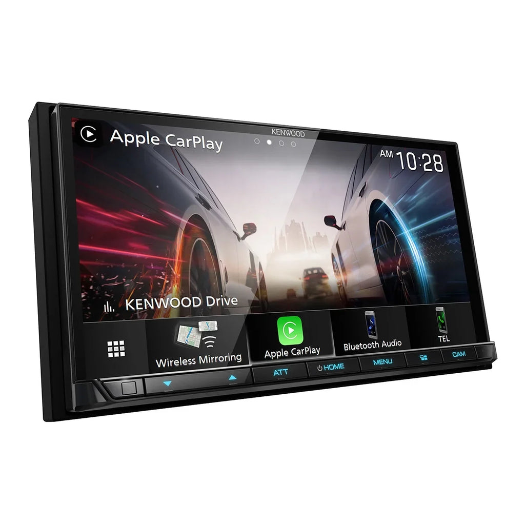 Receiver DMX908S HD eXcelon 6.95" Digital & Android Apple Kenwood Bluetooth Car Radio Play, Touchscreen Auto, Multimedia with