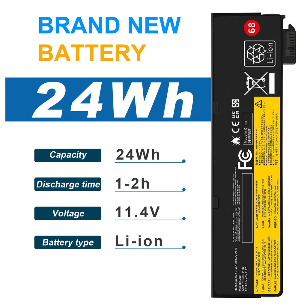 ThinkPad L450 L470 Battery T560 Lenovo For T470P T460 45N1130 45N1125 T440 24Wh
