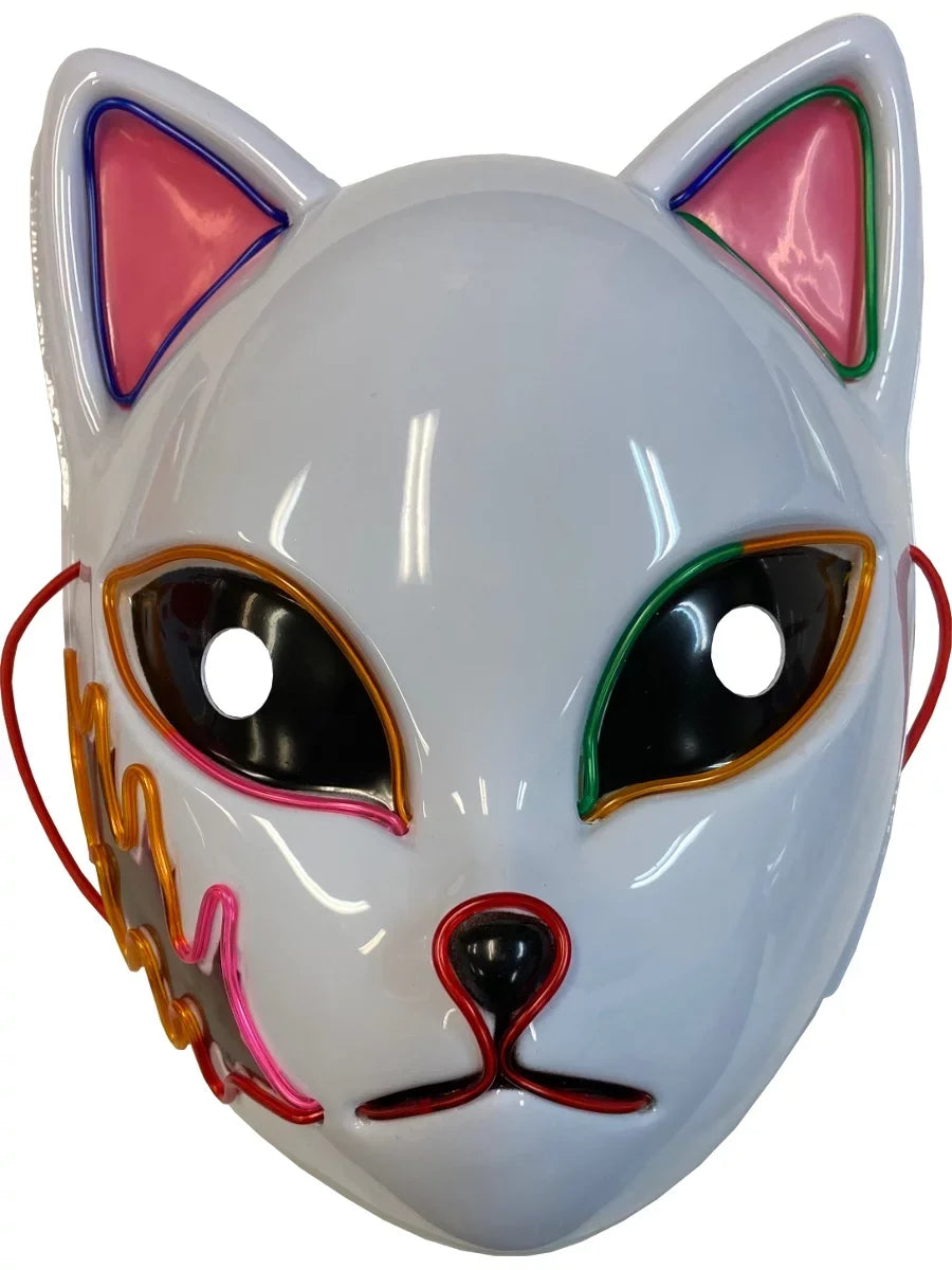 Cat Studio Halloween Anime Light Accessory Costume Scar Up Mask