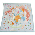 Story SCARF90 2022AW Muffler Carre Purchased New) in Scarf 2022 Women's Pre-Owned Pink Hermes (Like STORY Multicolor H003875S Glacier July Men's Blue 90 Silk HERMES
