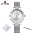 Fashion Girl Steel Relogio Wristwatches Female Diamond Watches Mesh Stainless Strap Quartz Ladies Watch Women Luxury SW