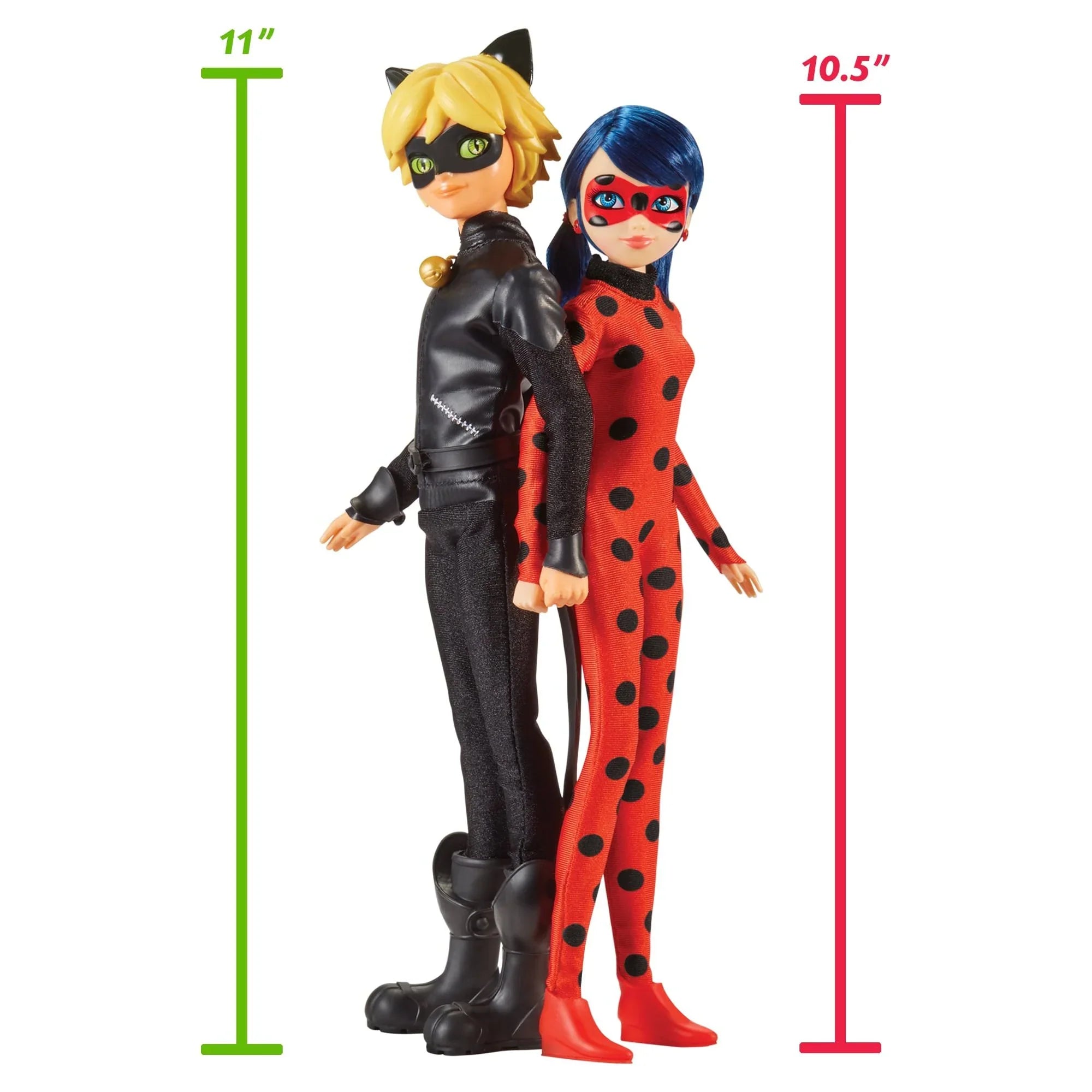 Doll Pieces Noir Ladybug Mission and 4 Playset, Accomplished Miraculous Cat