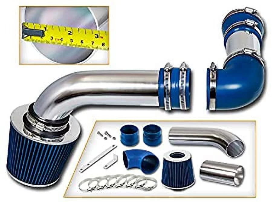 Rtunes & Pontiac Firebird Combo For Racing 5.7L Intake Cold Compatible Filter 5.0L 88-89 BLUE Air Kit +