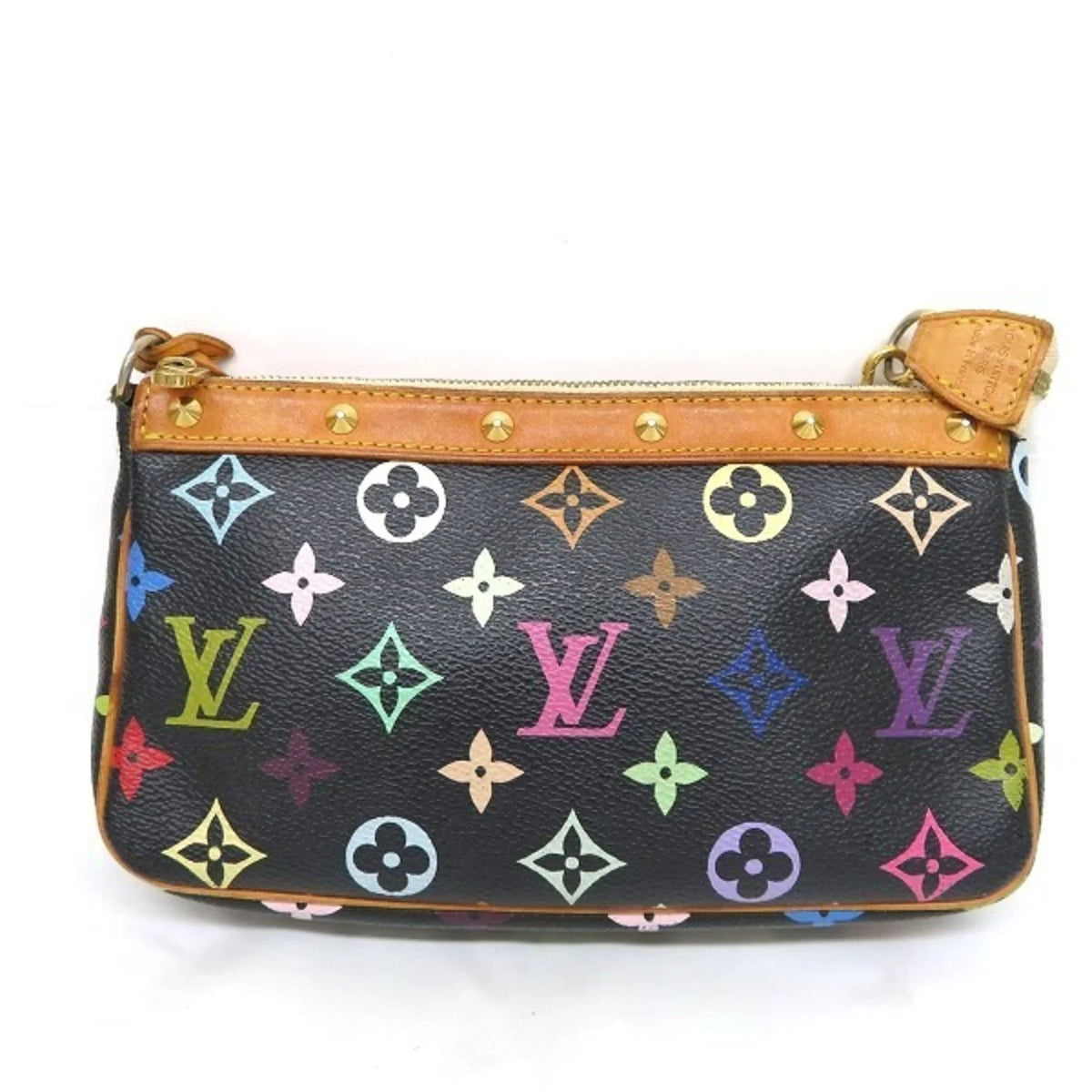 Louis Used Multicolor Accessoire M92648 2WAY Authenticated Vuitton Ladies Pochette Handbag Monogram Pouch