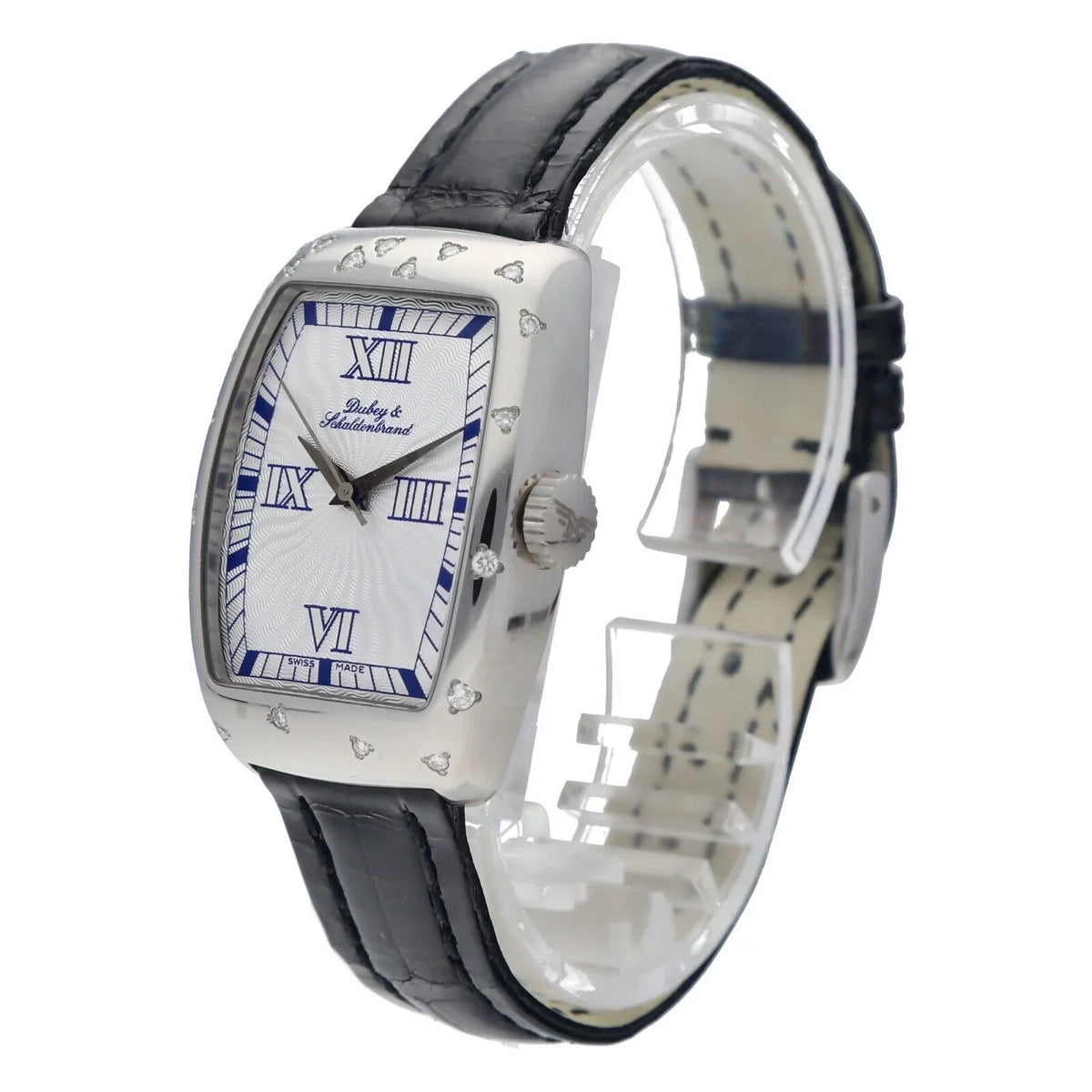 27mm Schaldenbrand Lady Women's Tonneau Dubey Automatic Fantasy Watch Steel &amp;
