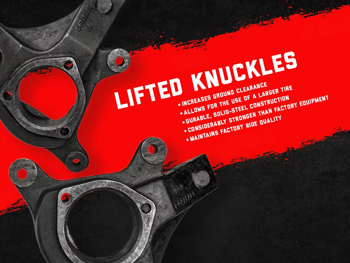 N3 System Knuckles F150 4WD 1997-2003 | Rough Country 5" Suspension (fits) Lifted | 476.20 Lift | Kit Shocks