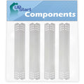 Flavorizer Guard, 1/8" Replacement Grill 4-Pack Tamer, BBQ - Cover 16 Number Parts Vaporizer Heat Compatible Part Bar, Burner for Shield Flame Steel Barbeque Tent Stainless Bar, Plate Deflector, 97451