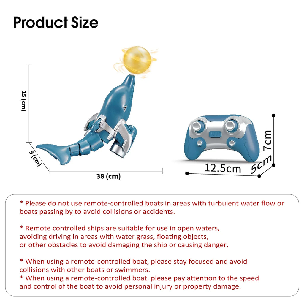 River Toy Boat /one Animal Boat Toy Kids Head Pool Remote Head Waterproof Ball Animal Pool boat,Demo Remote Dolphin Boat Head Water Click Water Water Remote Kids Waterproof