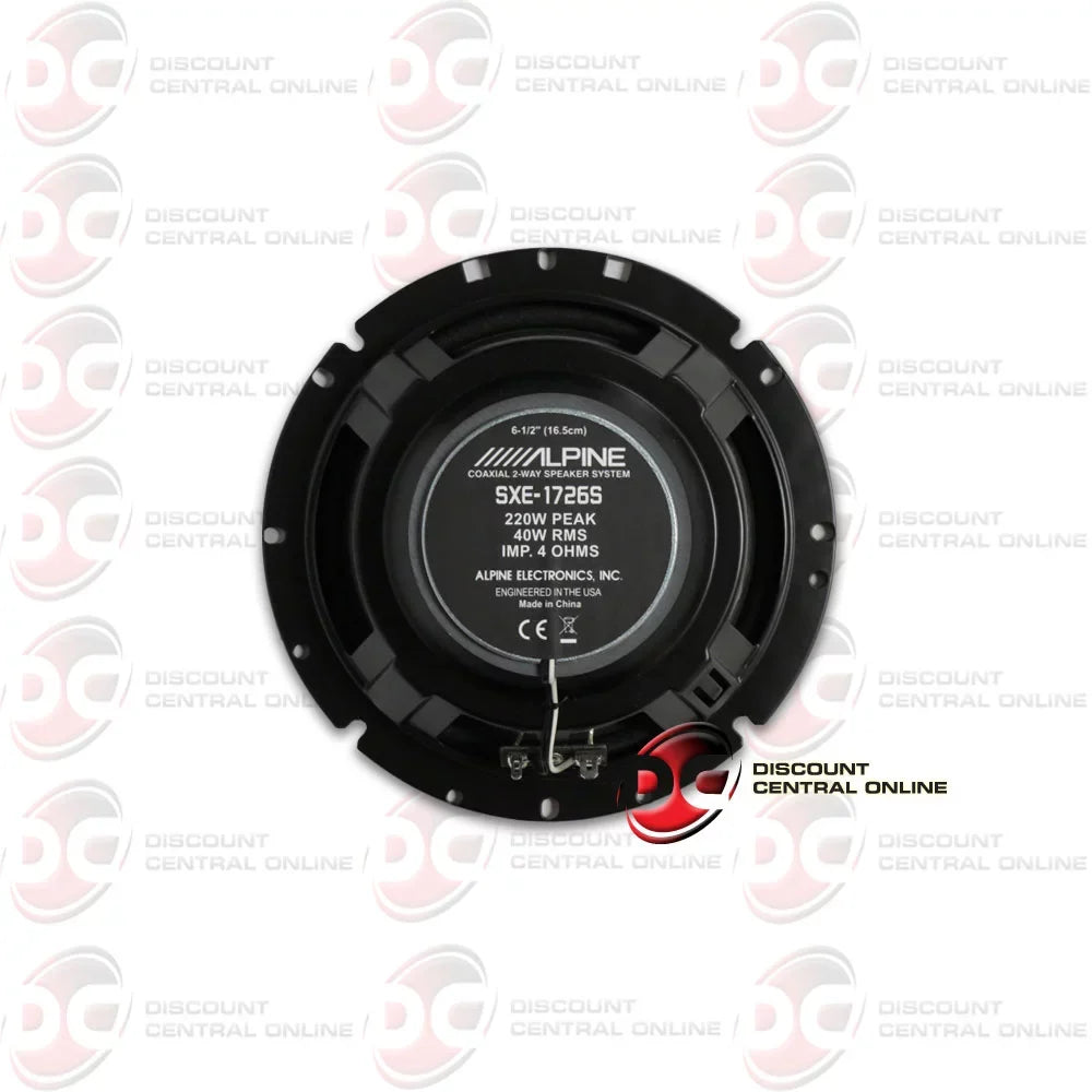 220w SXE-1726S 2-way Speakers 6.5" Audio Coaxial Alpine Pair Car