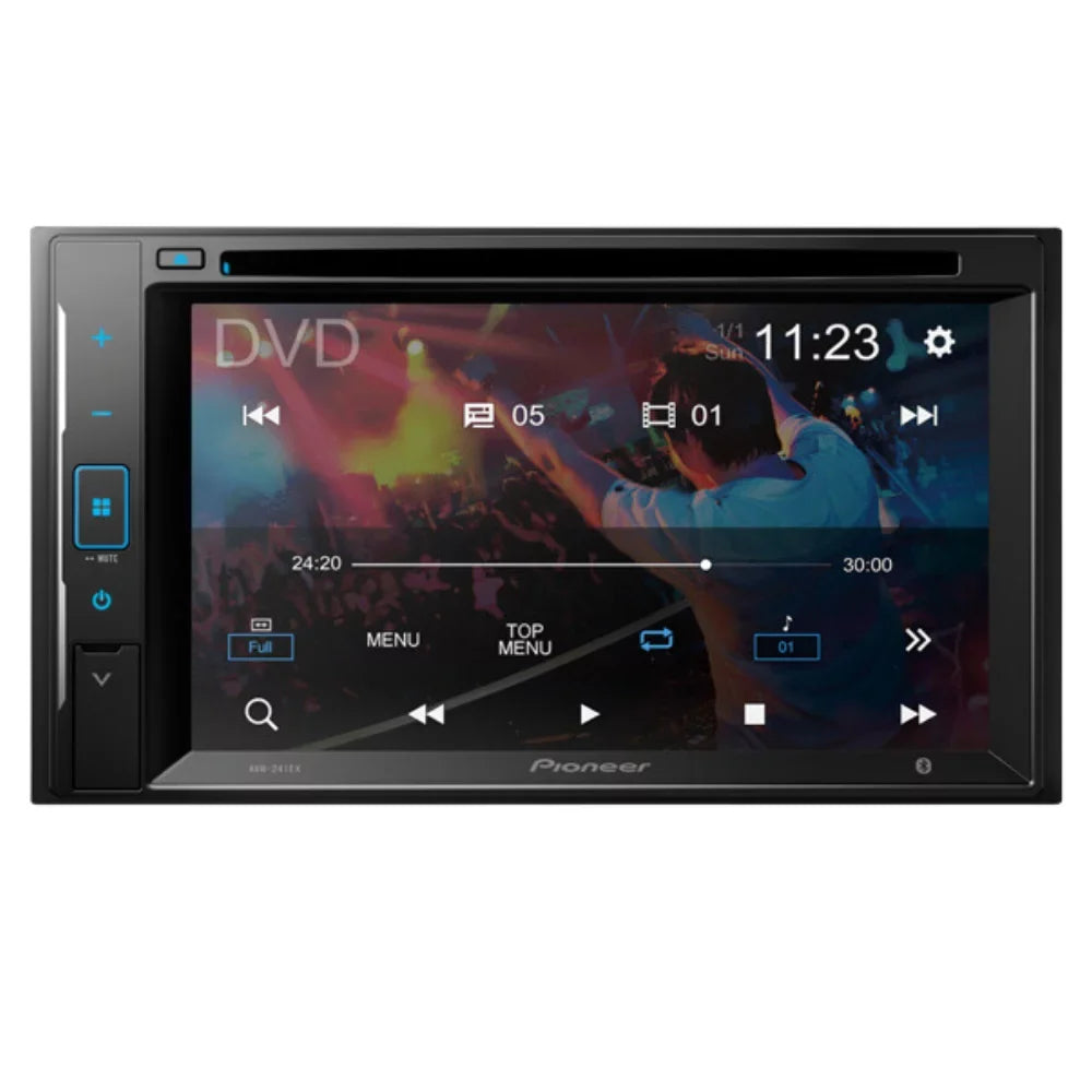 KIT395 Stereo - /Bluetooth Backup Din Bundle Double Pioneer Car 2004-2008 F-150 for with Radio Kit Camera, Mounting Installation and Touchscreen DVD Ford - Kit Multimedia