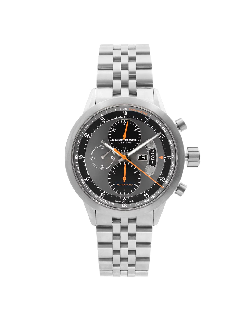 Watch Dial Weil (Good) Automatic Titanium Pre-Owned Gray Mens Freelancer Raymond 7745-TI-05609