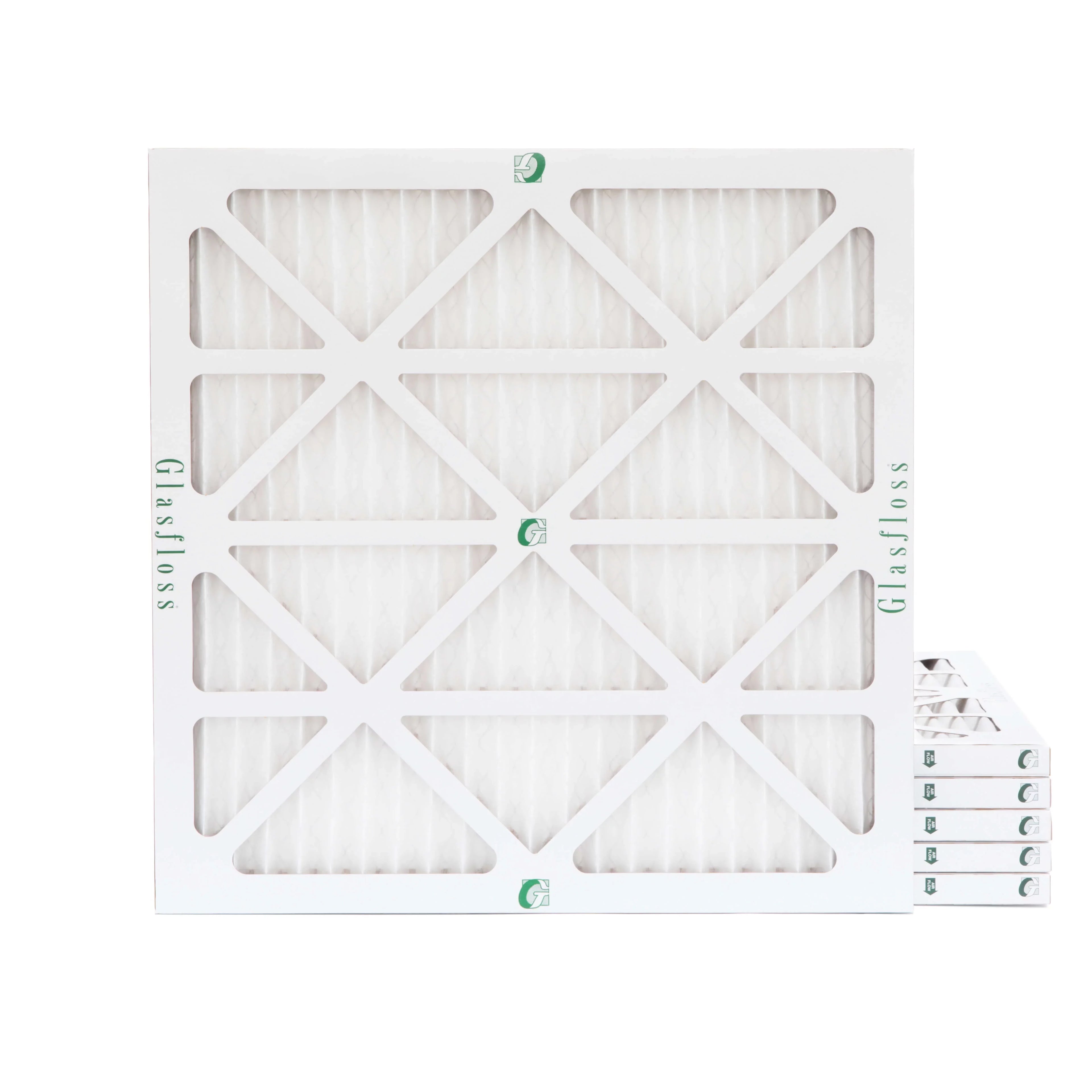 Pack 14x14x1 by Industries. Glasfloss Pleated Air MERV 6 Filters AC 13 Furnace