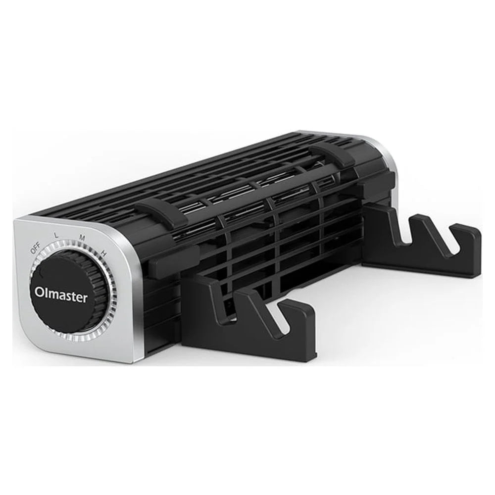 Fan Olmaster Black CF-1691 Phone Cooling Horizontal Fan Cooler USB Notebook Bracket Laptop Stand Pad Fan Computer
