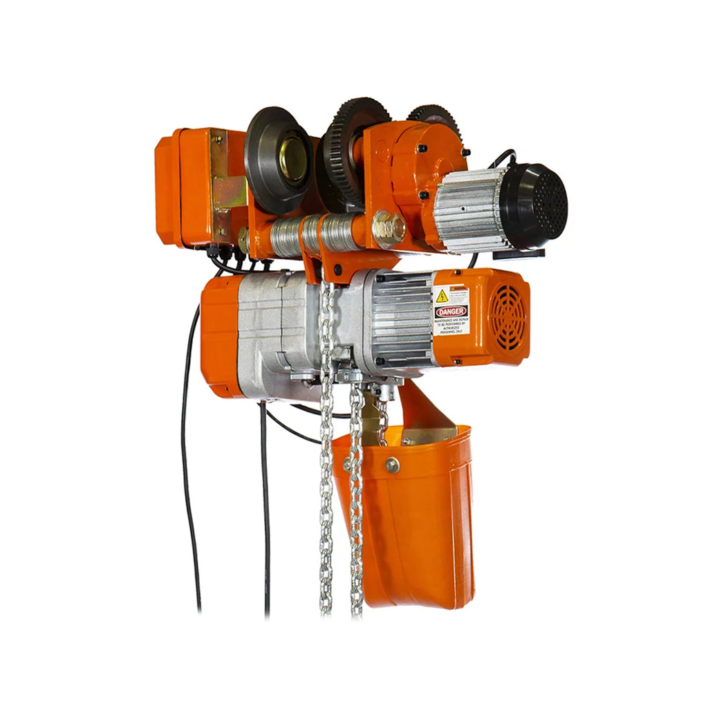 20 Chain Chain Trolley 1 Electric Ton M3/H2 Power ft. 220V G80 Hoist Prowinch