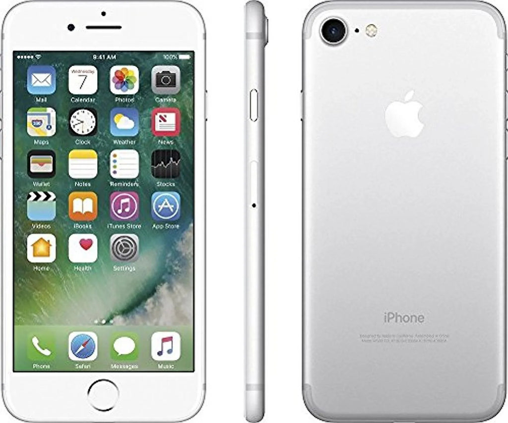 32GB, iPhone Apple 7 Restored (Refurbished) Silver AT&T -