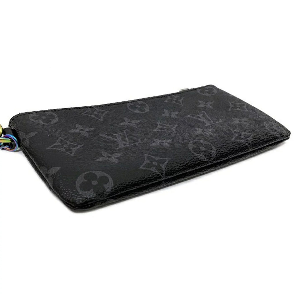 Louis Gray Black UB1137 Eclipse (Good) Hiroshi Pre-Owned VUITTON Fragment Monogram iPhone Fujiwara LOUIS Flash Vuitton Collaboration Rainbow M64433 Pouch