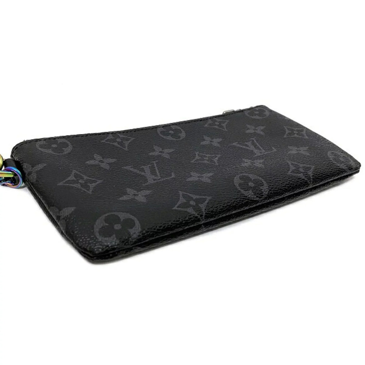 Louis Gray Black UB1137 Eclipse (Good) Hiroshi Pre-Owned VUITTON Fragment Monogram iPhone Fujiwara LOUIS Flash Vuitton Collaboration Rainbow M64433 Pouch