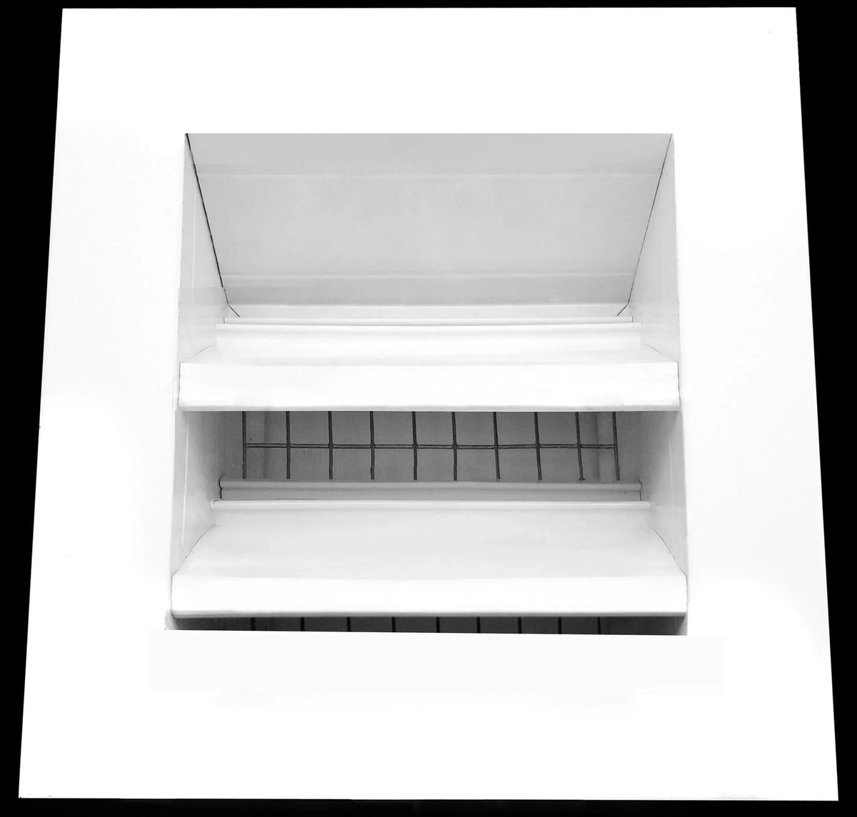 x White Air with Walls Waterproof for & - [Outer - HVAC 6"w Mesh Screen Exterior Crawlspace Rain Dimensions Vent X & Vent Grille 7.5”h] 6"h 7.5”w Aluminum -