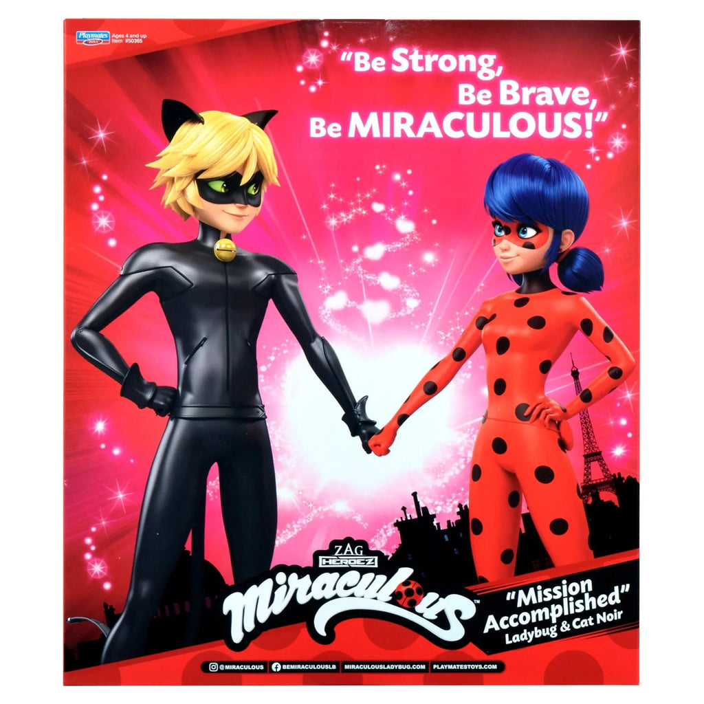 Doll Pieces Noir Ladybug Mission and 4 Playset, Accomplished Miraculous Cat