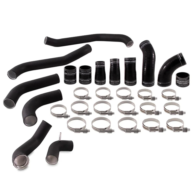 Mishimoto With F-150 Wrinkle 2017+ Ford Kit Raptor Intercooler Black Compatible MMICP-F35T-17KWBK Pipe