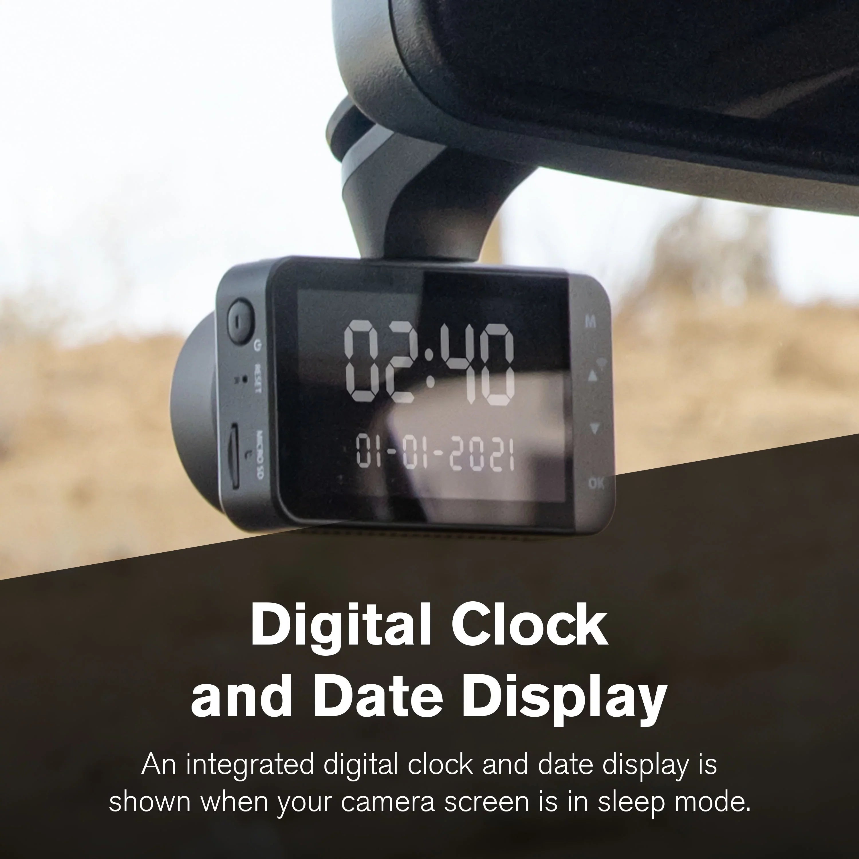 150 Lense, Mode Angle UHD with Roadcam Screen, GPS 4K App, Wide Record Dynamic Pro High Degree and Park Technology Range with G-Sensor LCD Yada for Day/Night. 3" Resolution