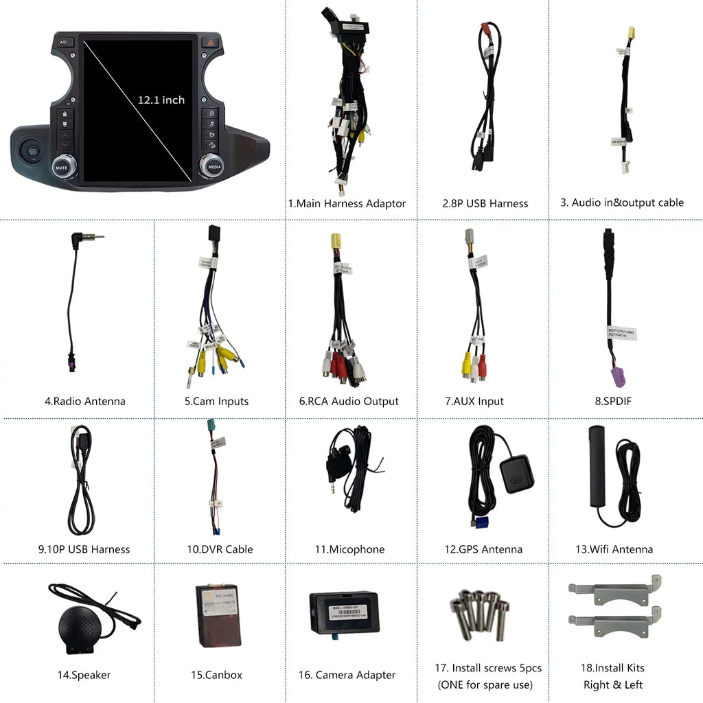 2018-2021 Replacement radio Car Linkswell Radio Navigator Screen Jeep 12.1 Apple 4G+64G for inch Truck Gen5 Car Stereo T-style Touch Wrangler GPS SirusXm Auto Gladiator Android Carplay