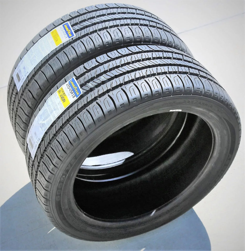 Fits: Assurance Ford Season (FOUR) XLE, Set Fusion SEL 2008-12 of 2012 91V All-Season 225/45R18 Goodyear 4 A/S All Tires Toyota Camry