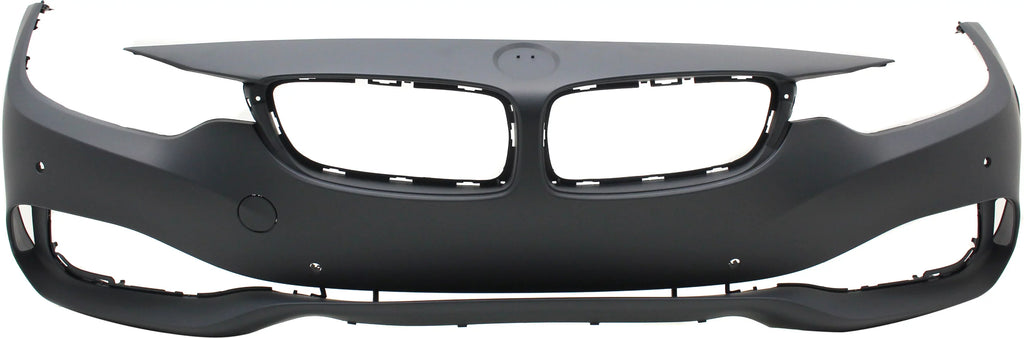 Primed with Sensor For Convertible/Coupe/Hatchback Camera and PDC BUMPER COVER 4-SERIES Holes Front Compatible 2014-2017 BMW