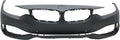 Primed with Sensor For Convertible/Coupe/Hatchback Camera and PDC BUMPER COVER 4-SERIES Holes Front Compatible 2014-2017 BMW