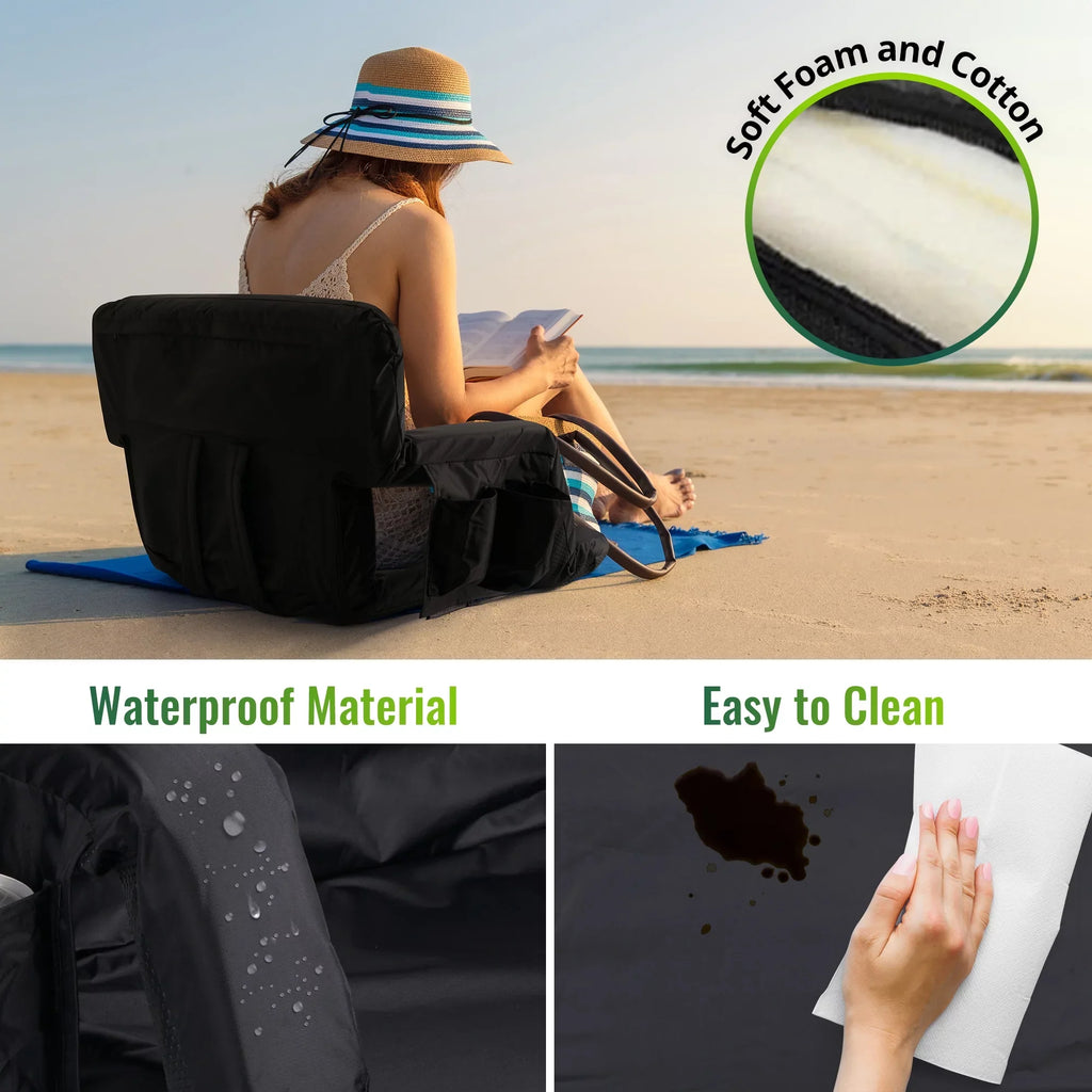 Women's Tournament Wide Worcest Thicken National Folding Bleachers, Lawns, for 2 Stadium Pack Backyards Bleacher Soccer for Seat, Waterproof Chair