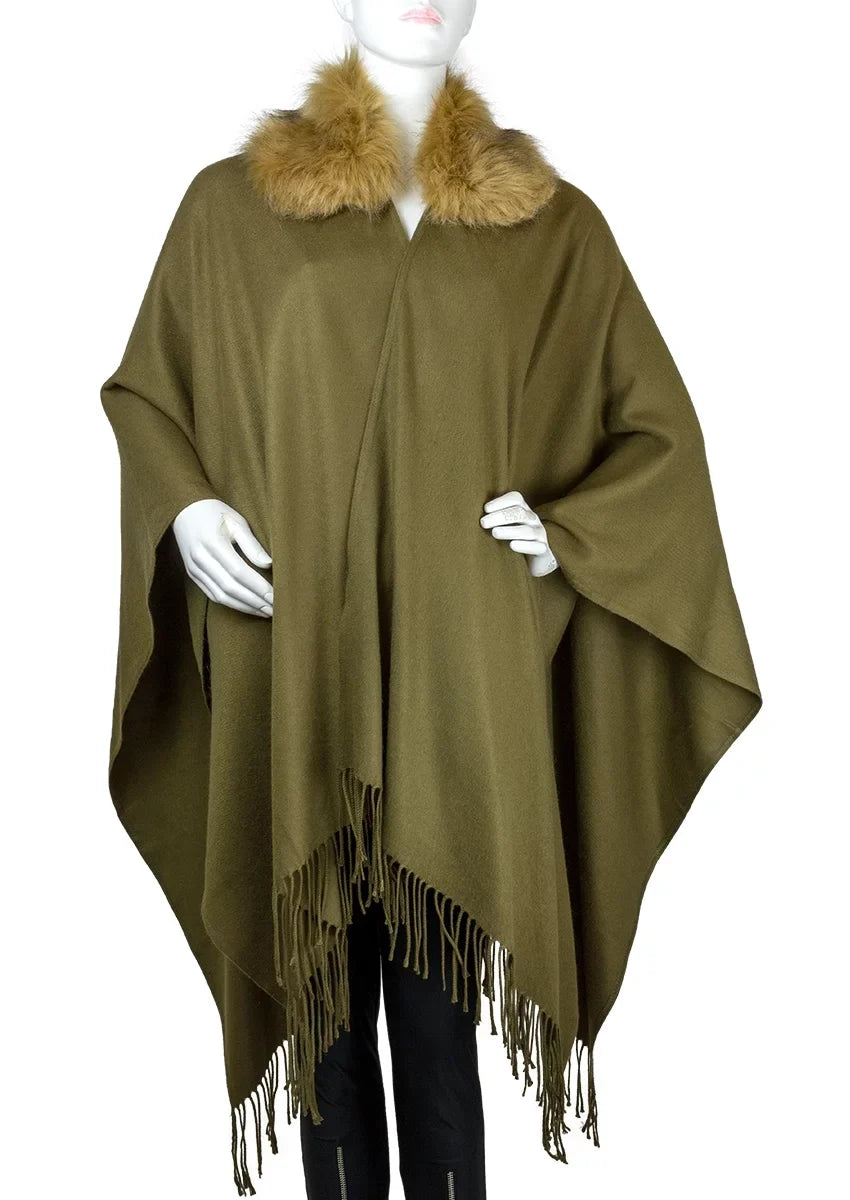 Fur Soft Collar So Wrap with Faux Women's Vittadini Adrienne