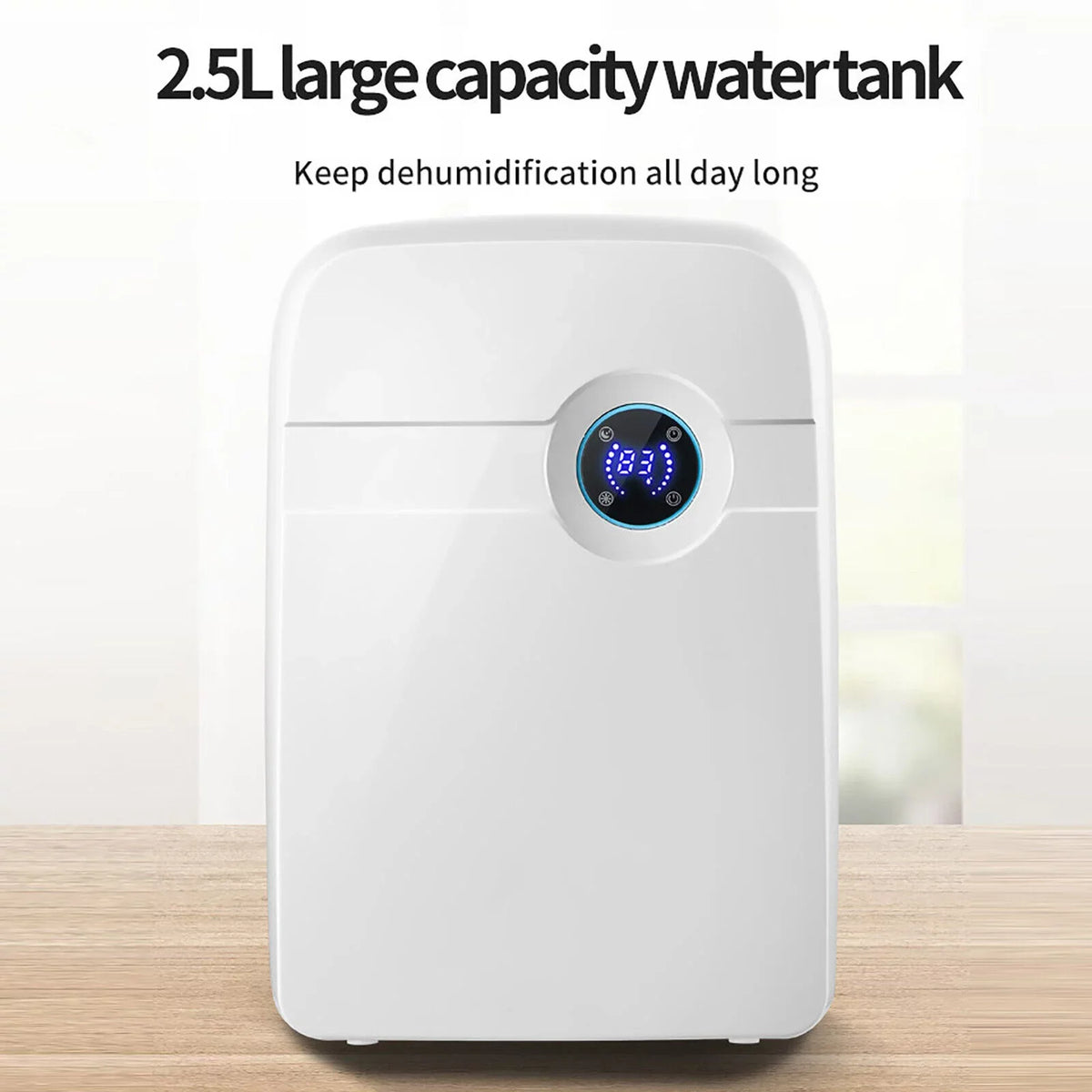 Bedroom Tank RV Moisture 2.5L MIni Compact Dryer Caravan w/ Drain Water for Portable Garage ZhdnBhnos Hose Dehumidifier