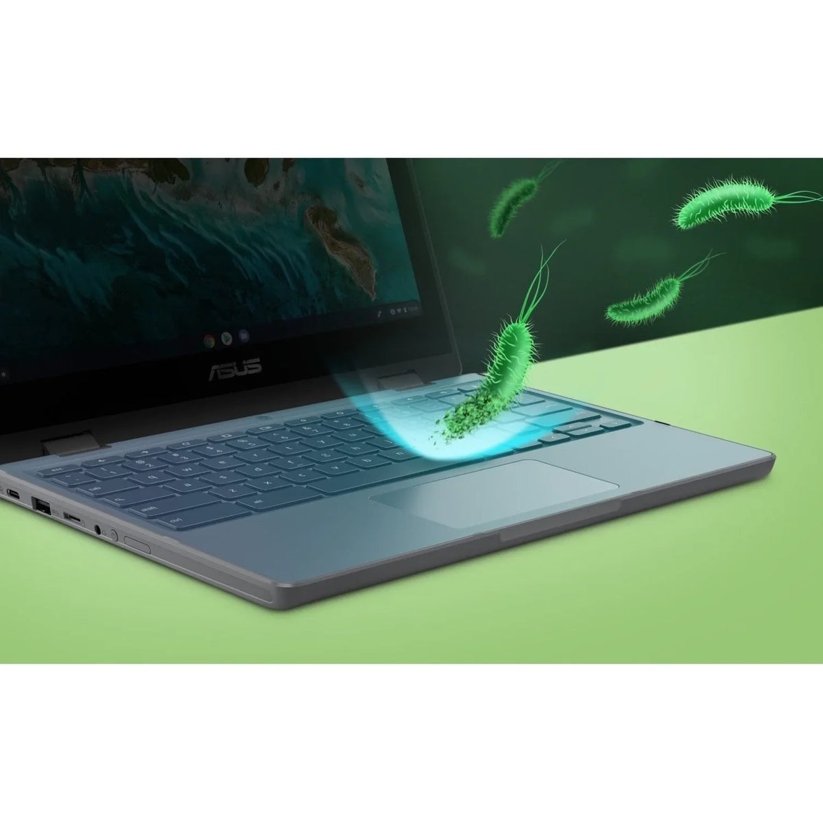 Celeron Touchscreen, CR1100FKA-YZ184T N5100, 64GB 11.6" SSD, Chromebook Asus Flip Intel ChromeOS,