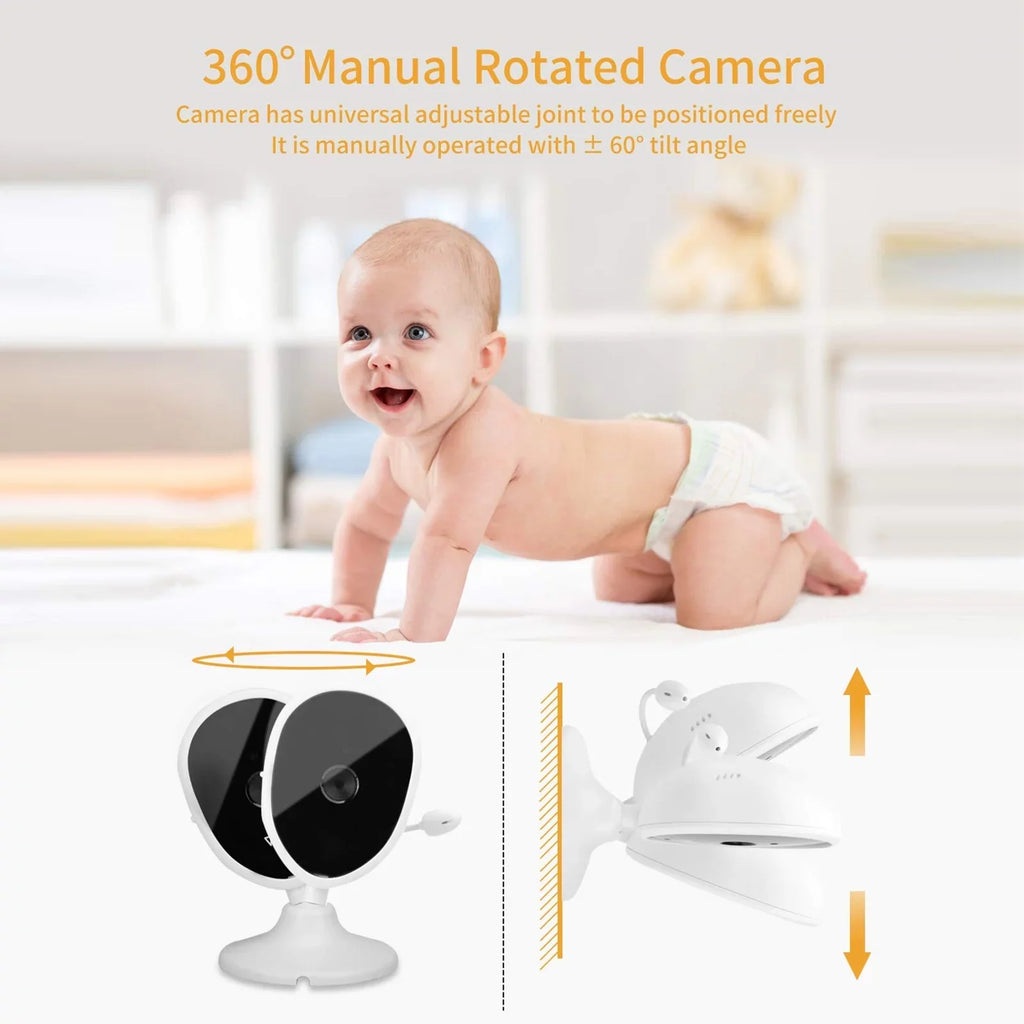Monitor for Screen 2.8 Wireless Arealer Video Inch Lullabies with Monitor Room Functions LCD Monitor Detection IR Built-in TFT