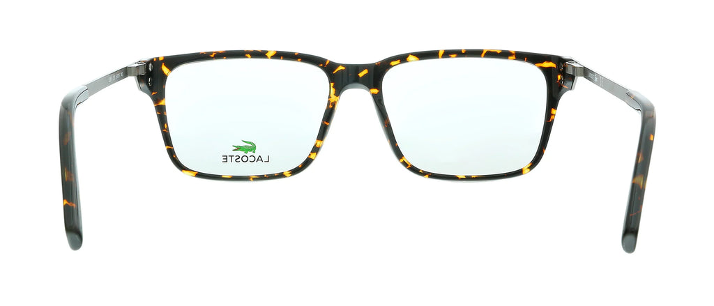 220 Rectangle for L2867 Lacoste Eyeglasses Havana mens Modified Dark