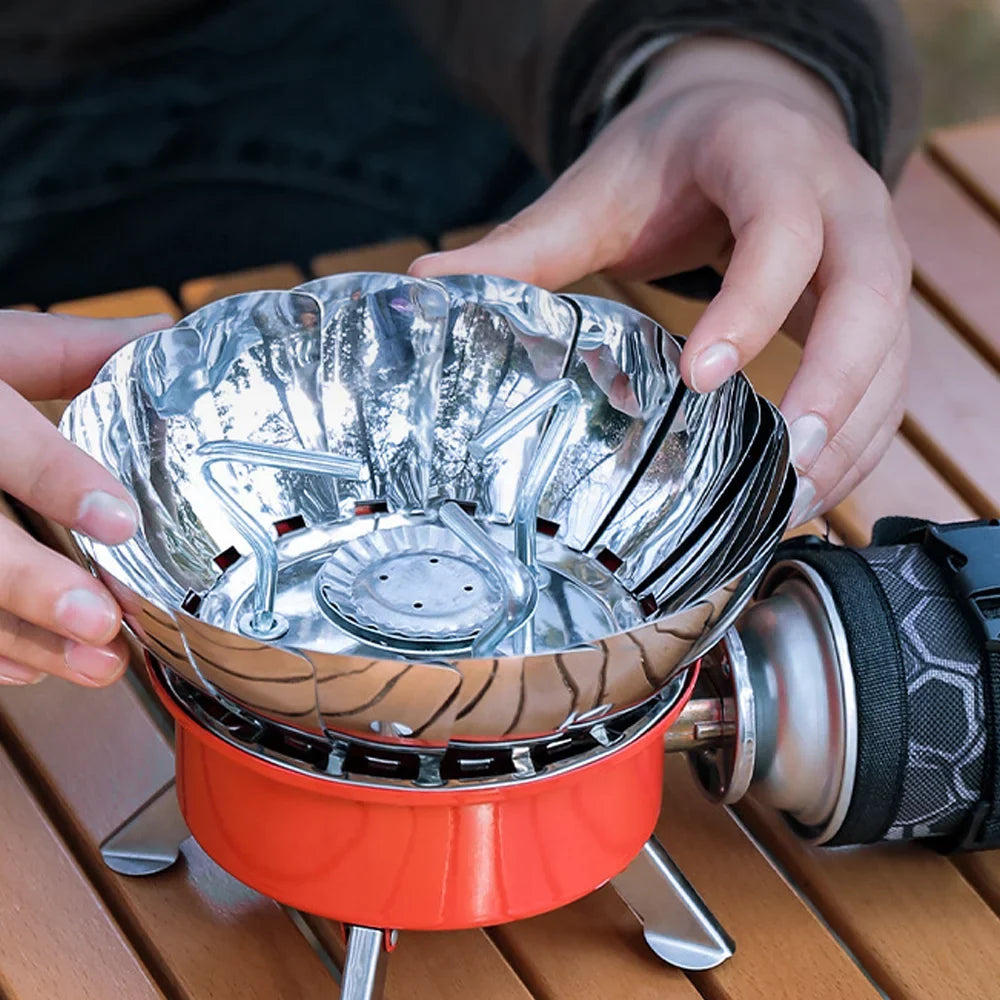 Gas Cooker, Furnace Foldable Electronic Camping Design Hiking Apexeon Stove, Ignition Portable