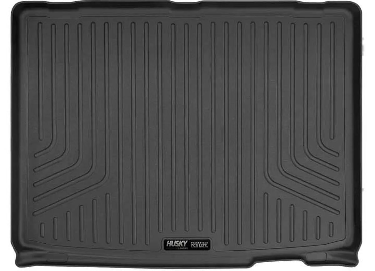 Liner Suburban/GMC Black Cargo behind Row select: with Chevrolet Compatible by with Yukon Cadillac Husky Weatherbeater Compatible RealTruck Series 3rd 21 XL Escalade 2021-2023