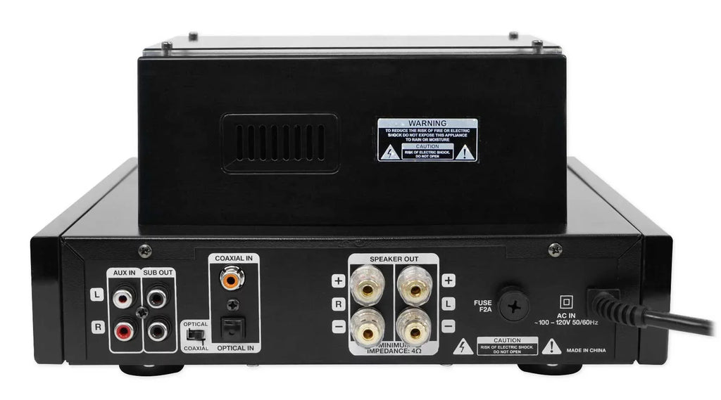Amp/Home Rockville Ceiling 6.5" Theater Receiver+(8) Speakers LED White Tube